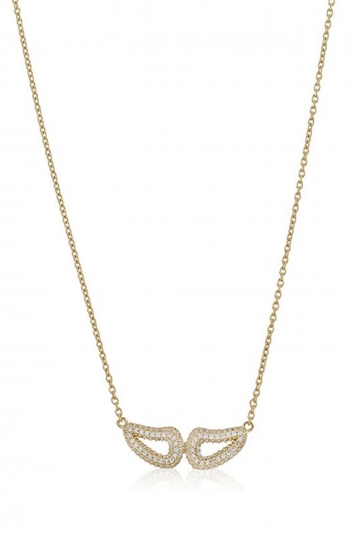 Carolina Gynning Jewelry - Classy Mini Wings Necklace Goldplated