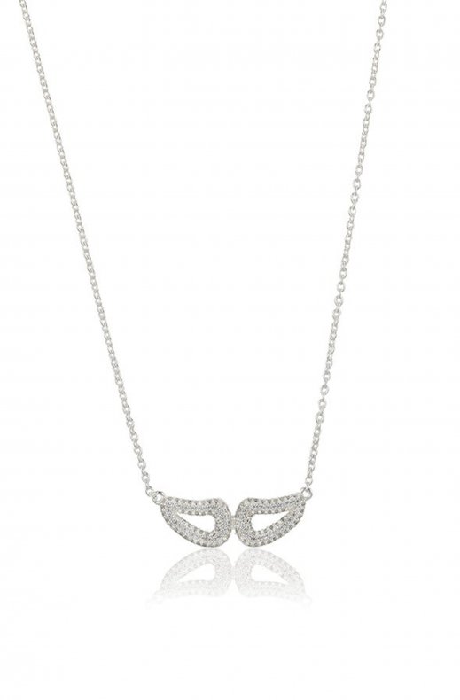 Carolina Gynning Jewelry - Classy Mini Wings Necklace Silver